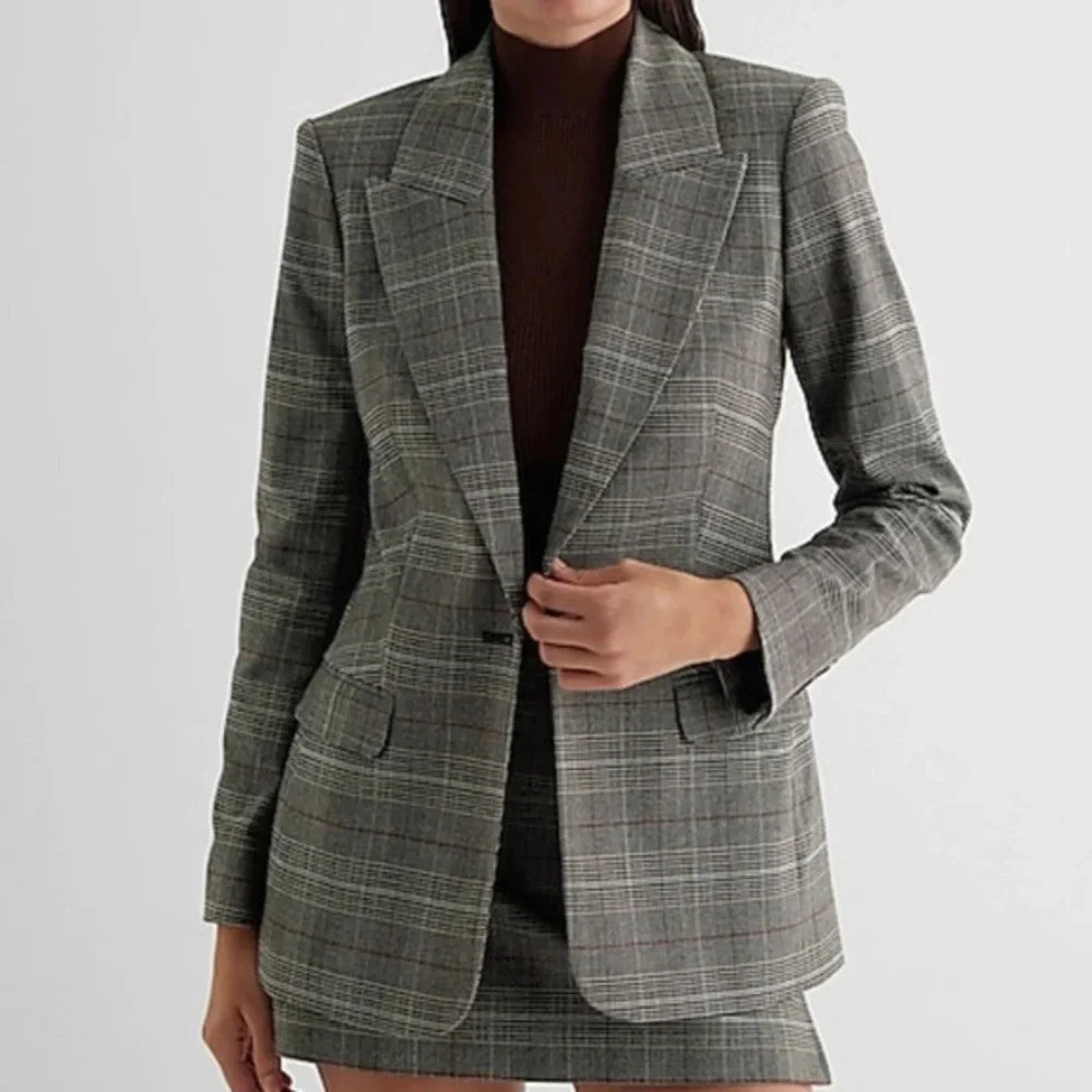 Express Plaid blazer